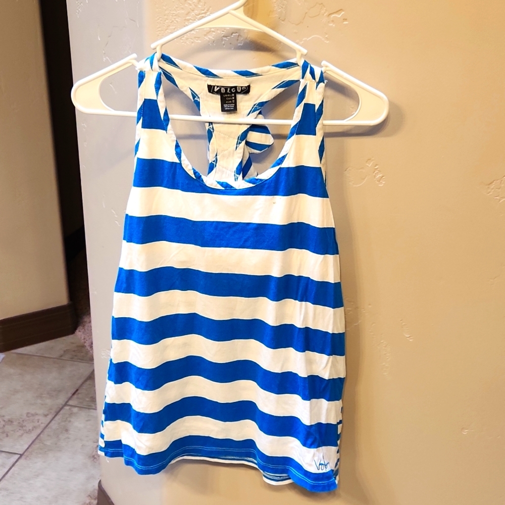 Volcom striped tank top